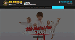 Desktop Screenshot of lansingmartialarts.com